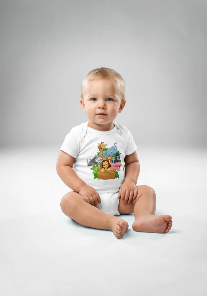 Baby Bodysuit Zoo