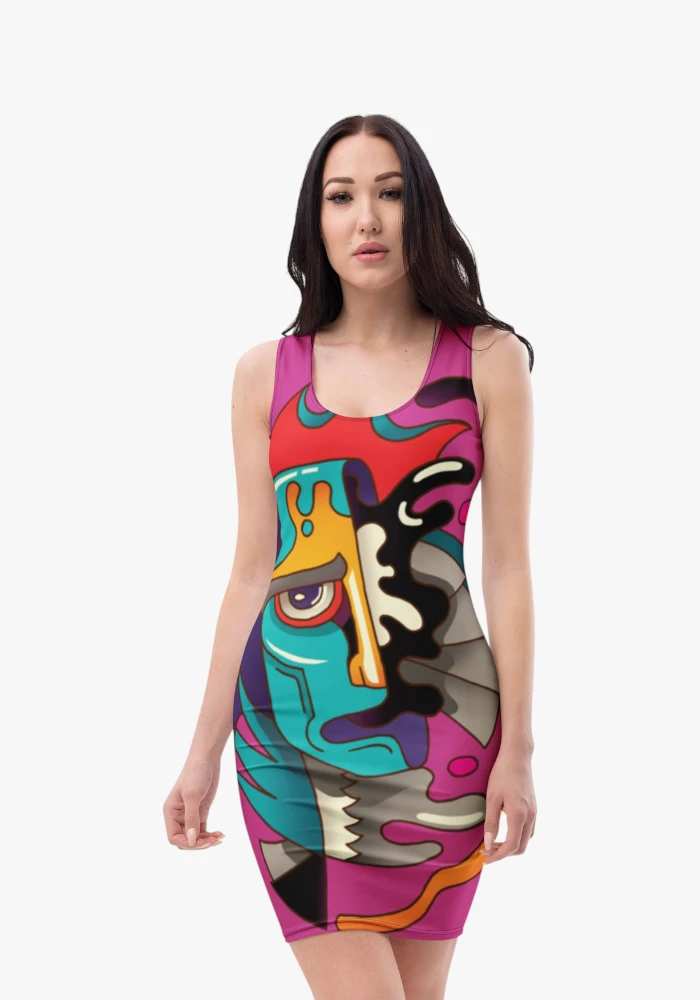 Bodycon Kleid MASK