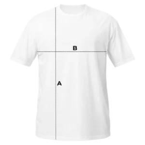 Unisex T-shirt for dimensions