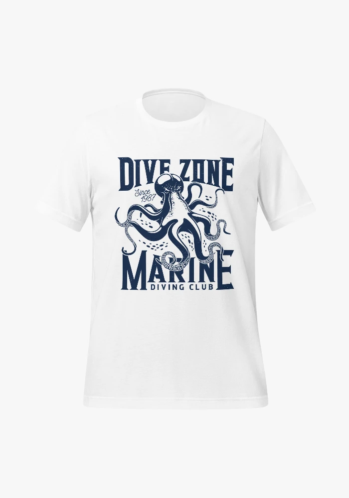 Cotton T-Shirt Dive Zone