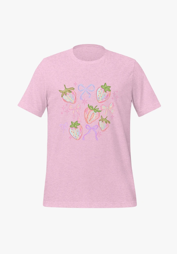 Cotton T-Shirt Strawberries