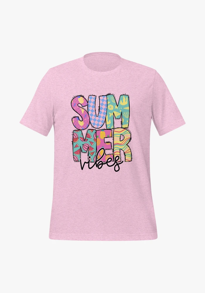 Cotton T-Shirt Summer Vibes